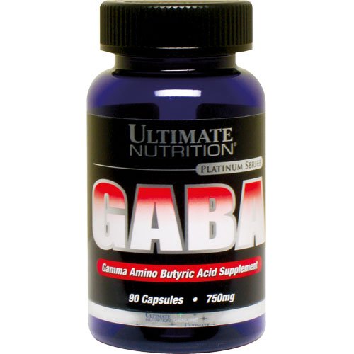 Ultimate Nutrition GABA Capsules, 90-Count Bouteilles (pack de 2)