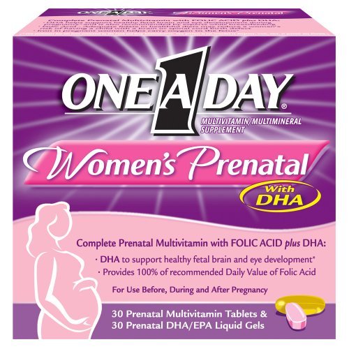 Une femme A Day vitamines prénatales