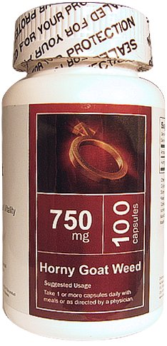 1 Bouteille Horny Goat Weed 750mg 100 capsules de toute cette nature Pharmaceuticals, Inc