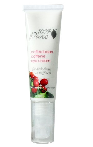 100% Pure - Cosmétique bio Crème pour les yeux Coffee Bean, 1 fl oz crème