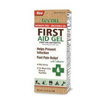 Antiseptique Tecnu First Aid & Gel Soulagement de la douleur, 2 oz. Tube