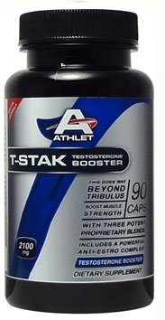 ATHLET T- STAK 90 CAPS TEST BOOST TESTOSTERONE BOOSTER STACK HORMONAL BALANCE