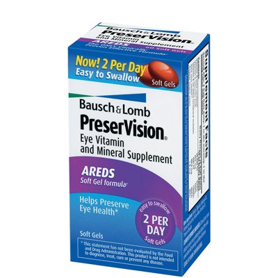 Bausch and Lomb PreserVision AREDS Formula Eye Vitamins - 150 Softgels
