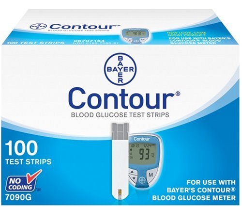 Bayer Contour  Blood Glucose, 100 Test Strips