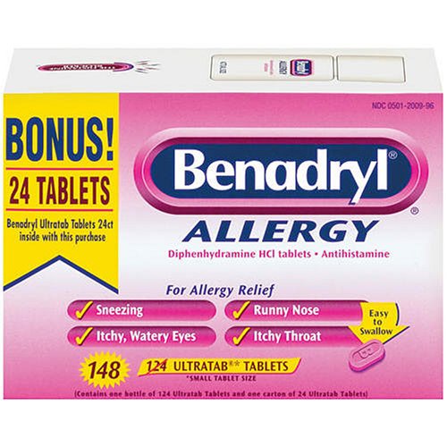 Benadryl® Allergy Ultratabs - 148 tablets