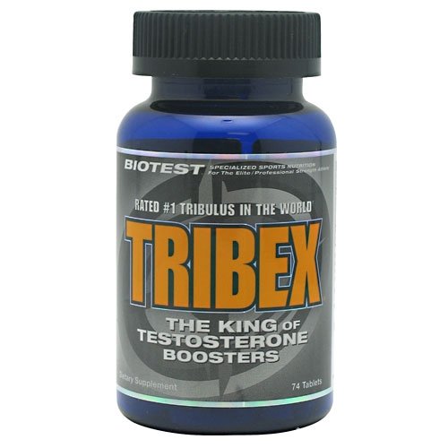 Biotest Tribex Testosterone Booster Tablets, 74-Count Bottle