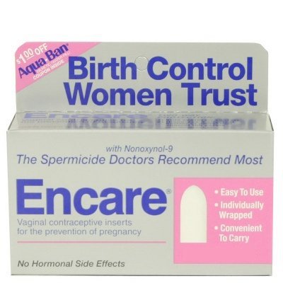 Blairex ENCARE vaginales contraceptives Inserts - 18 ch