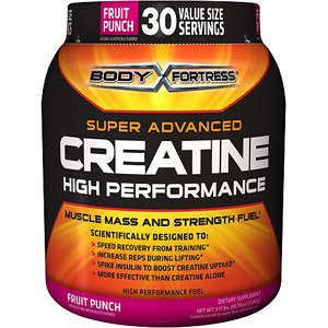 Body Fortress Super Advanced Creatine HP, Fruit Punch, 3.17 Pounds