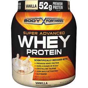 Body Fortress Whey Protein Powder, Vanilla, 32 Ounces (907g) - Pack of 2