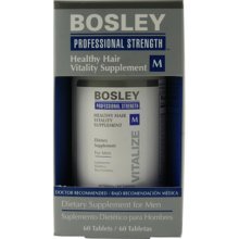 Bosley Healthy Hair Vitality Supplement for Men, 60 Count