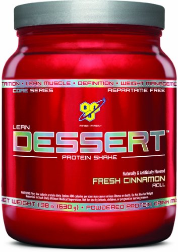 BSN Lean Dessert Protein, Fresh Cinnamon Roll 1.38 Pounds
