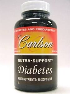 Carlson Labs Nutra-Support Diabetes Multi Nutrients, 60 Softgels