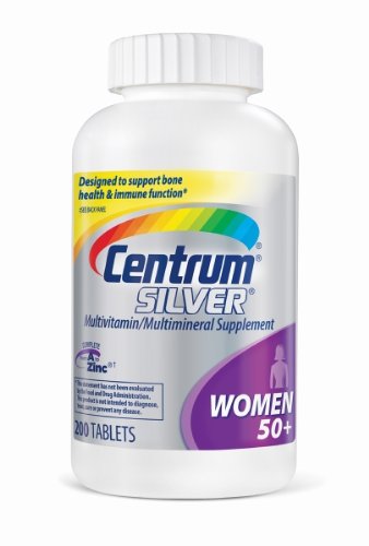 Centrum Silver, For Women 50+, 200-Count Bottle