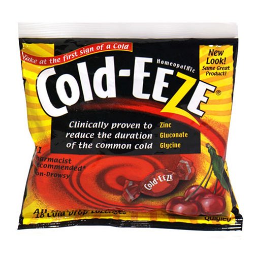 Cold-Eeze Homeopathic, Cold Drop Lozenges, Cherry Flavor - 18 ea
