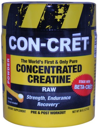 Con-Cret Creatine with Micro-Dosing Unflavored 48 servings, 1.27 Ounce Tub