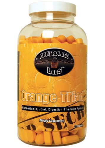 Controlled Labs Orange Triad: Multivitamin, Joint, Digestion, And Immune, 270-Count Bottle