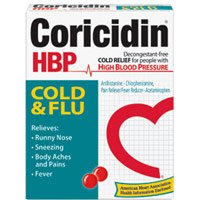CORICIDIN HBP COLD/FLU TABS Size: 10