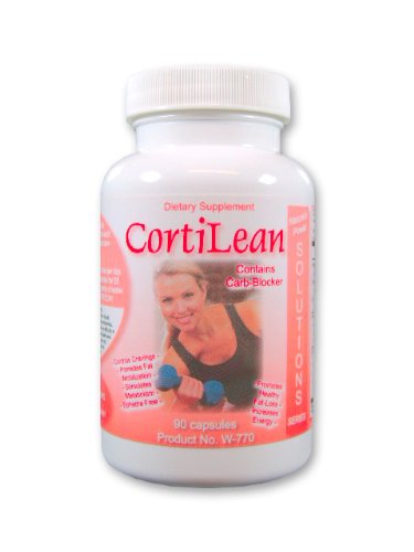 CortiLean, (Ephedra-Free), le stress cortisol et le supplément de perte de poids, avec extrait de thé vert, Carb-Blocker, et feuille de Banaba 90ct