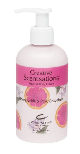 Creative Nail Design Scentsations Honeysuckle & Lotion pour le pamplemousse rose 8,3 oz