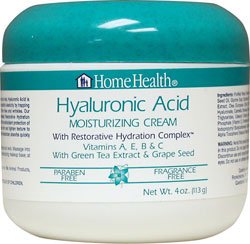 Crème hydratante Accueil Santé, acide hyaluronique, avec le complexe hydratation réparatrice, 4-Onces