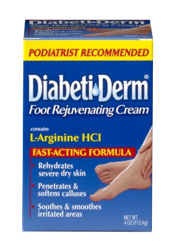 Crème pour les pieds DiabetiDerm Rajeunir, 4-Ounce Jars (Pack de 2)