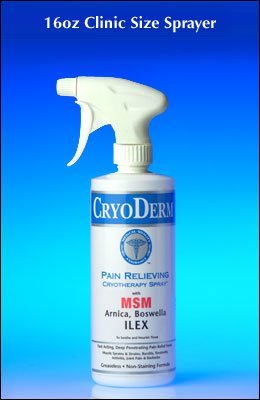 CryoDerm Pain Relief 16 Ounce Spray--Soothing Pain Relief