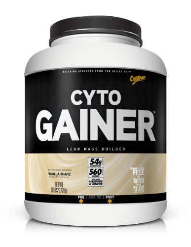 CytoSport Cyto Gainer Protein Drink Mix, Vanilla Shake, 6 Pound