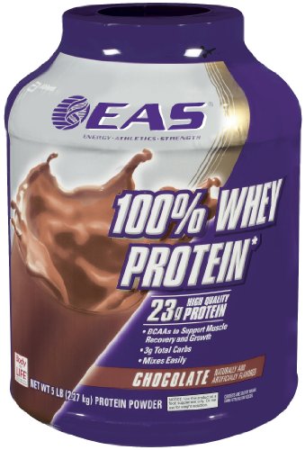 EAS 100% Whey Protein, Chocolate, 5 Pounds