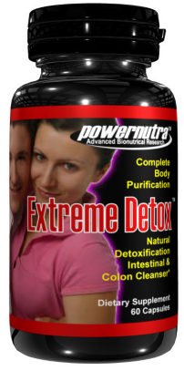 Extreme-Detox - 60 Capsules Natural Detoxification & Intestinal Colon Cleanse