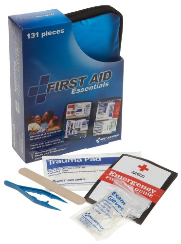First Aid Seulement tout usage Trousse de premiers soins, étui souple, 131 pces (Pack de 2)