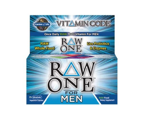 Garden of Life Vitamin Code Raw One for Men Nutritional Supplement, 75 Count