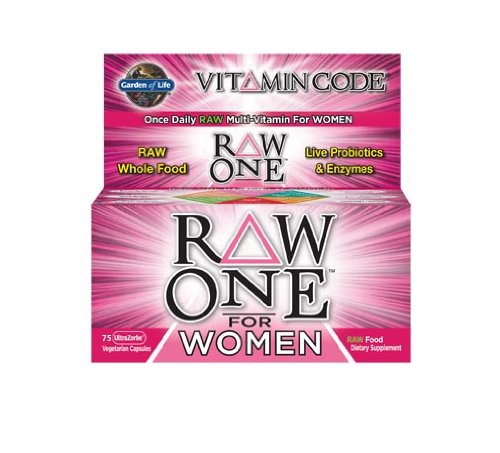 Garden of Life Vitamin Code Raw One for Women Nutritional Supplement, 75 Count