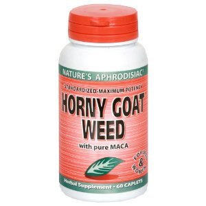 Goat Weed Honry, avec Purn MACA, Supplément de fines herbes, Natures Aphrodisiaque, pour les hommes et les femmes, 60 gélules