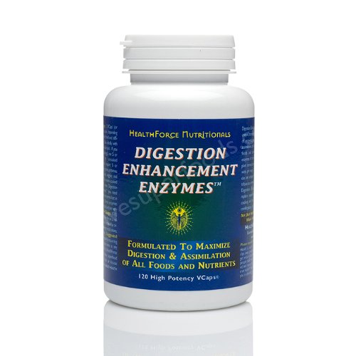 Healthforce Digestion Enhancement Enzymes, Vegancaps, 120-Count