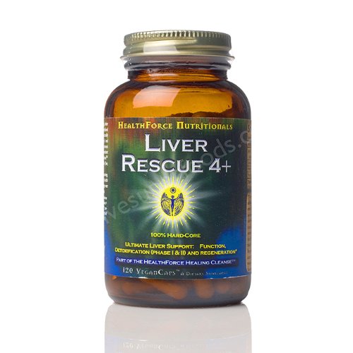 Healthforce Liver Rescue 4+, Vegancaps, 120-Count