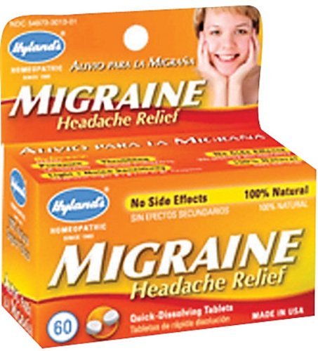 Hyland's Homeopathic Migraine Headache Relief - 60 Tablets