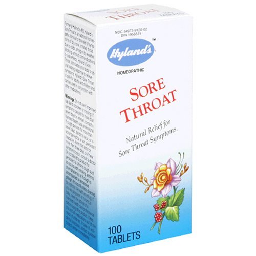 Hylands Homeopathic, Sore Throat, 100 Tab 