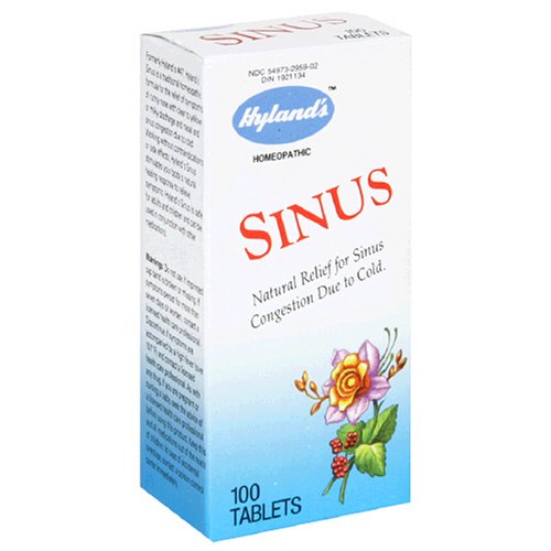 Hyland's Sinus Tablets, 100 Tablets (Pack of 3)