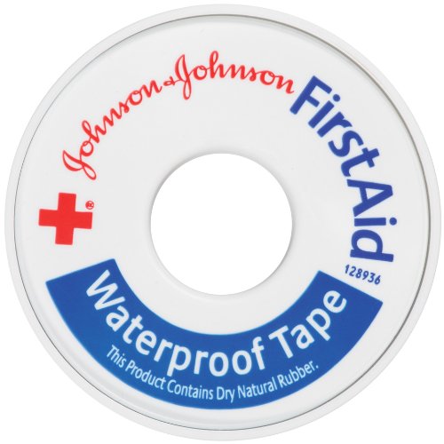 Johnson et Johnson Croix-Rouge de bande imperméable à l'eau de secourisme 1/2 po X 10 verges (Pack de 3)