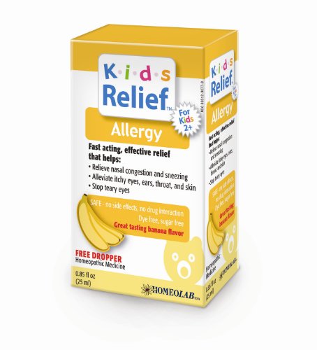 Kids Relief Allergy Oral Solution, .85-Ounce Bottle (Pack of 2)