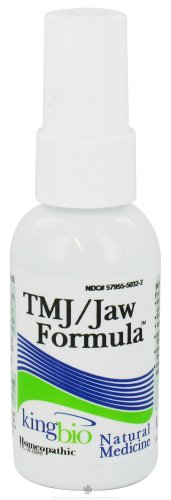 King Bio Homeopathic Natural Medicine TMJ/Jaw Formula 2 oz