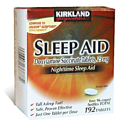 Kirkland Signature sommeil aide de succinate de doxylamine 25 Mg, 192-Comte
