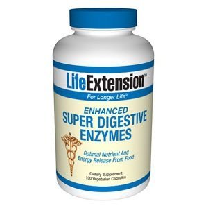 Life Extension Enhanced Super Digestive Enzyme, 100  Vegetarian Capsules