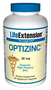 Life Extension Opti Zinc 30mg Capsule, 90 Count (Pack of 2)