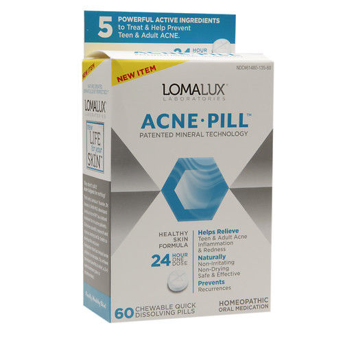 Loma Lux Homeopathic Medicine, Acne Pill, 60 Tablets
