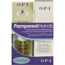 Mains OPI Nail & Pampered Avoplex Huile régénératrice à cuticules & Avoplex haute intensité mains et ongles Crème