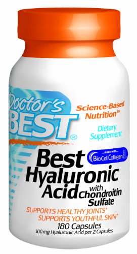 Meilleur médecin - Acide Hyaluronique meilleur avec du sulfate de chondroïtine, 180 Capsules