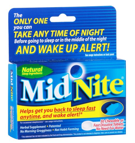 Midnite Supplément sommeil naturel, 30-Count Box (Pack de 2)
