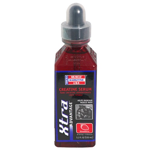 Muscle Marketing USA Xtra Advantage Creatine Serum, Strawberry, 5.1-Ounce Bottle