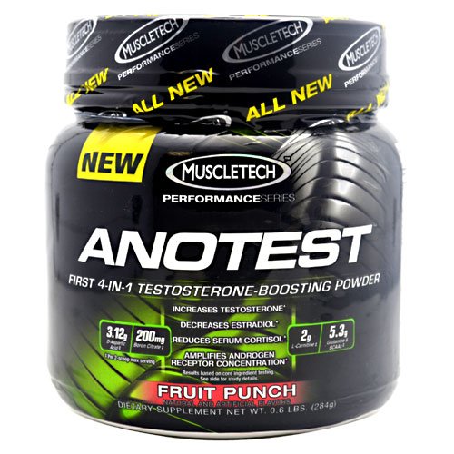 Muscletech Performance Series Anotest Fruit Punch 40 Servings Testosterone Booster